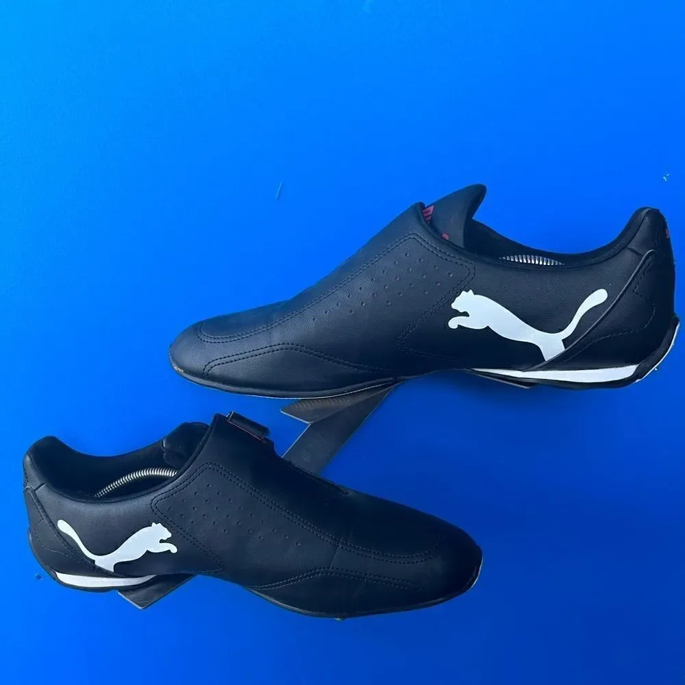 PUMA Redon Move, black /white/high risk red, men's size 11 fashion sneakers